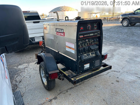 2019 Lincoln Electric Vantage 322 Ready-Pak 3, Two Wheel Trailer, Fender and Light Kit, Cable Rack