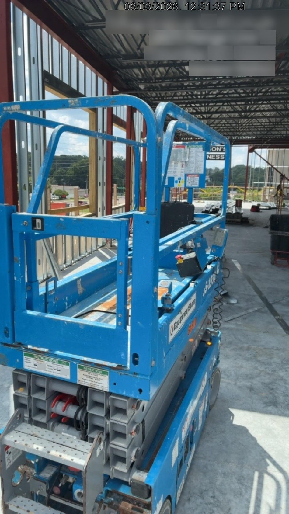 2020 Genie GS-1930 Solid Non Marking Tires, Beacon, Folding rails with half height swing gate