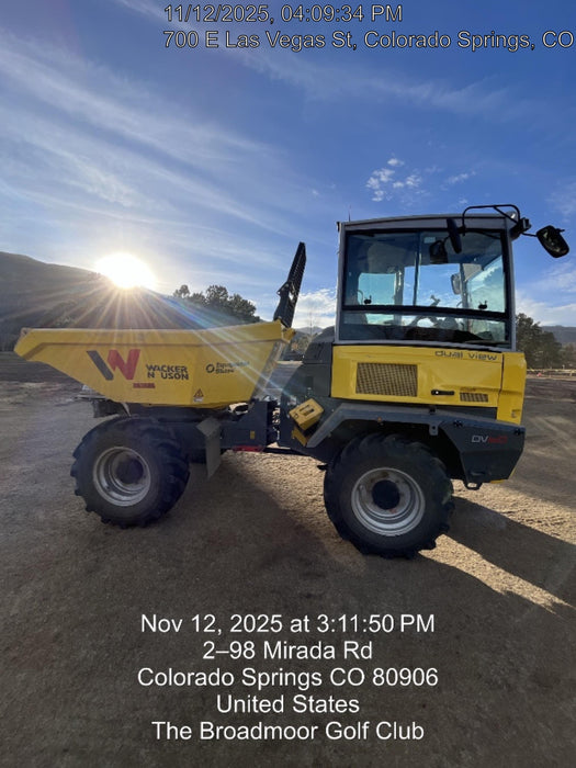 2025 WACKER NEUSON DV604 Cab Standard Tires