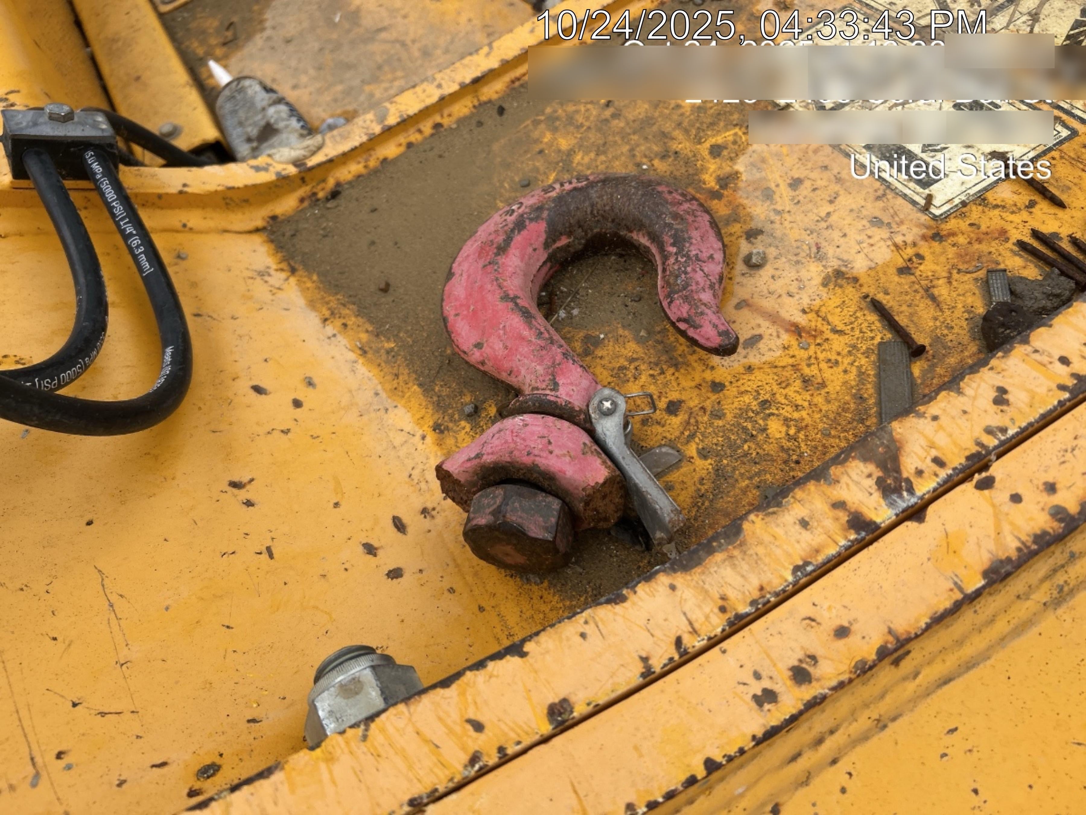 2019 JCB 510-56 74 HP w/Open ROPS, Beacon, Aux Hydraulics, Worklights, Solid Tires w/60" Carriage/Forks