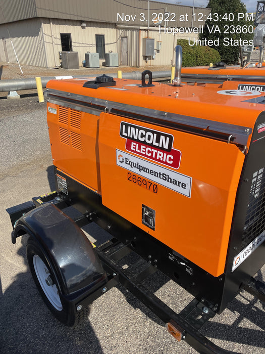 2022 Lincoln Electric LE400 Kubota V1505, Trlr, Cable Rack, Light Kit, ES Decals, T3