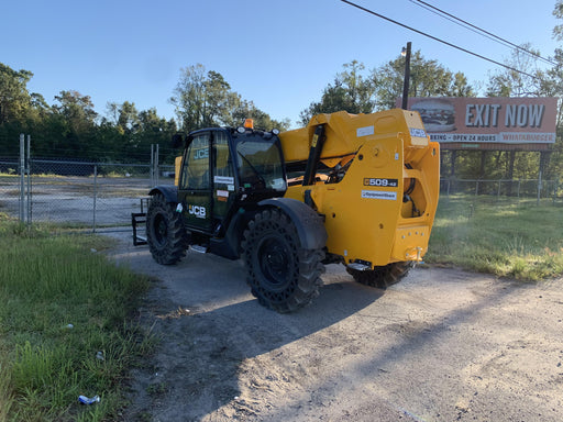 2020 JCB 509-42 Cab/Heat/Air, Solid Tires, Work Lights, Beacon, Aux Hydraulics, Back up Alarm, Lifting Eye, ES Decals