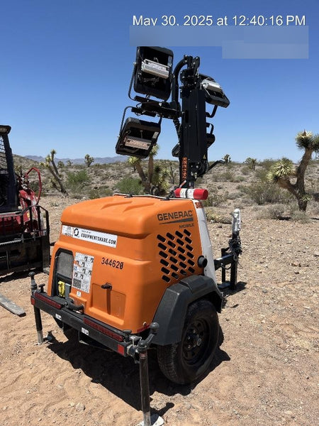 2023 Generac MLT2 Diesel, Flex Switch 120V Input, Powerzone Controller, (4) 320W LED Lights, 4kW Generator, 39.9 Gal Fuel Tank, 2" Ball, T3