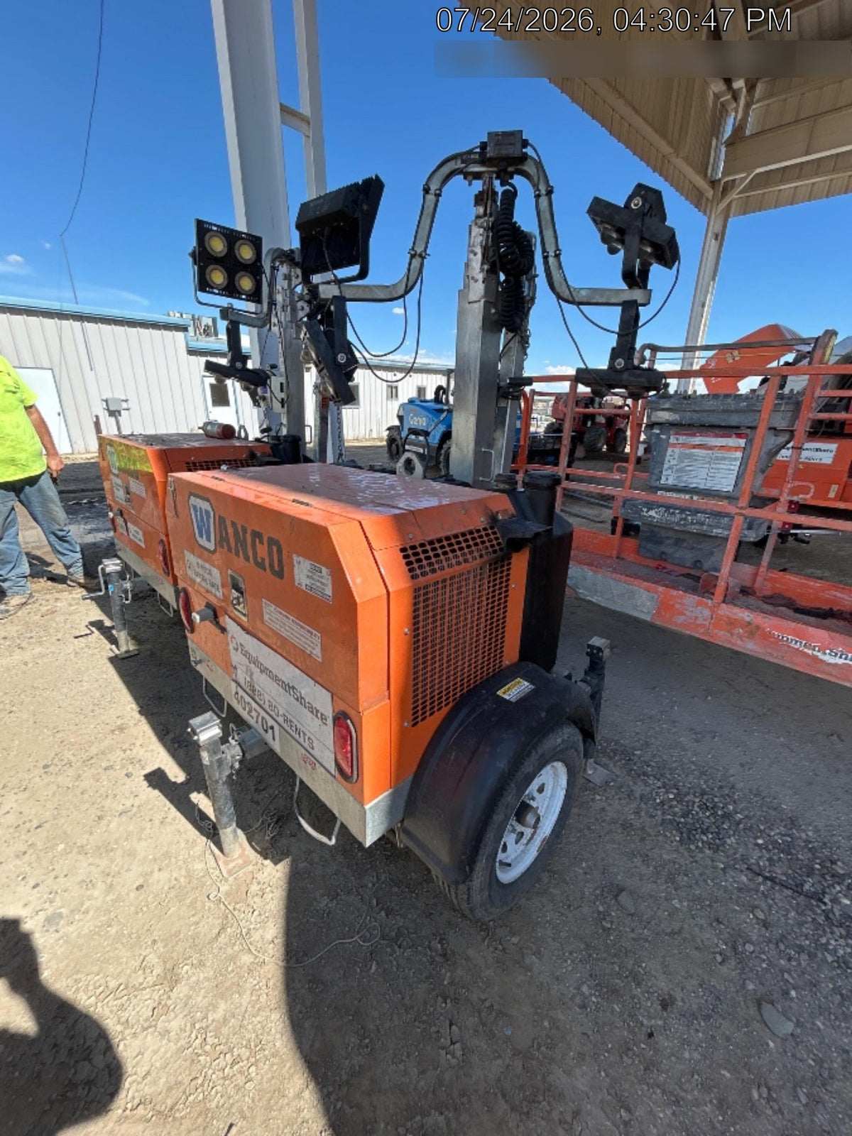 2024 Wanco WLTT-4MM4K Diesel, Deep Sea Controller, Shore Power Plug, Auto Start, (4) 350W LED Floodlights, 4kW Generator, 60 Gal Fuel Tank, 2" Ball, T3