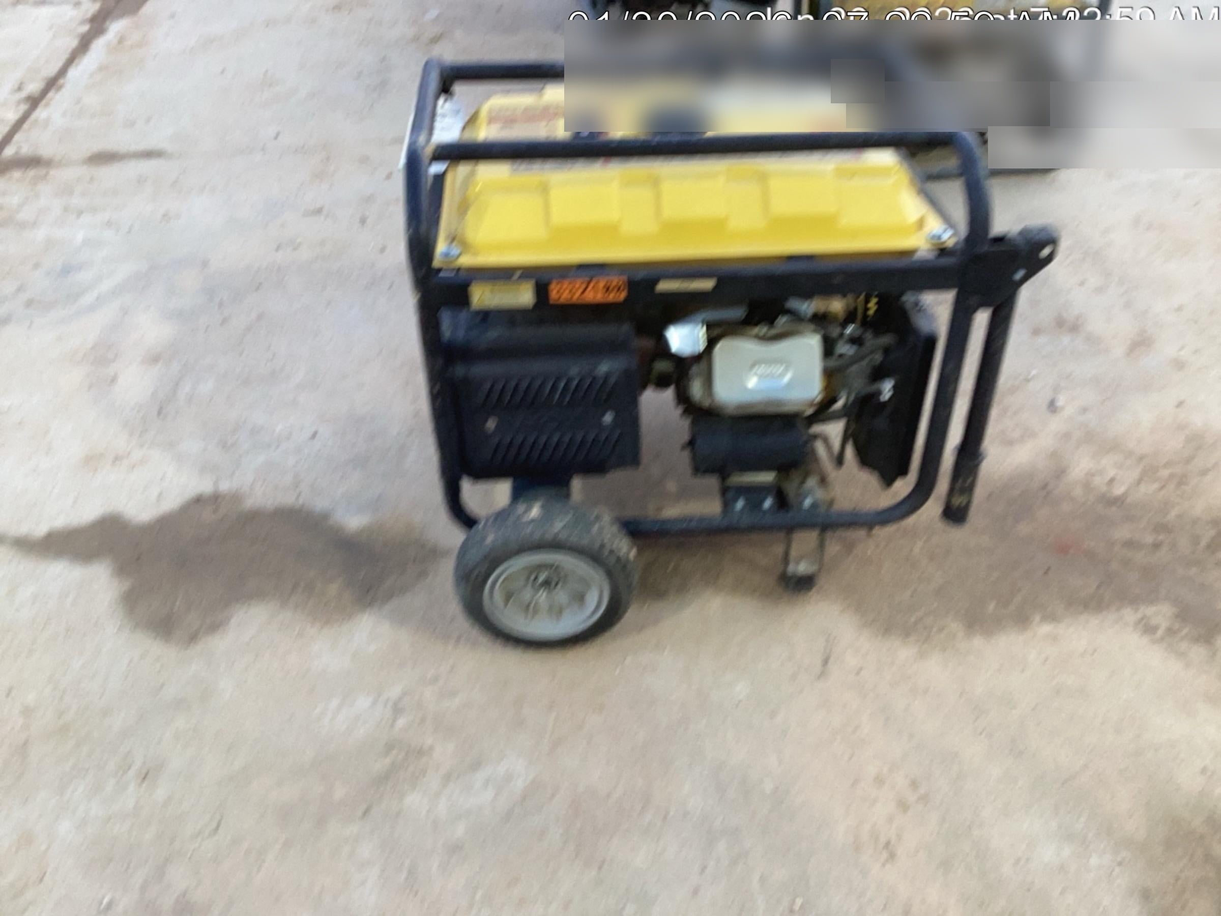 2023 Atlas Copco P6500W 5.5kW, AC390FD Gasoline Engine, Wheel & Handle Kit, (2) 120V Duplex 15A + (1) 120/240V 30A Twist Lock