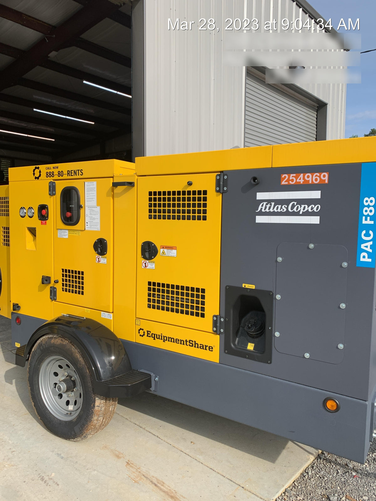2022 ATLAS COPCO PAC F88 PD-S