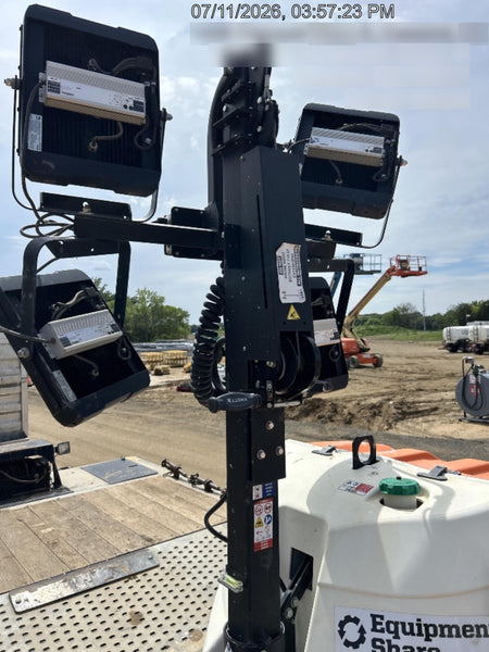 2023 Generac MLT2 Diesel, Flex Switch 120V Input, Powerzone Controller, 
(4) 320W LED Lights, 4kW Generator, 39.9 Gal Fuel Tank, 2" Ball, T3