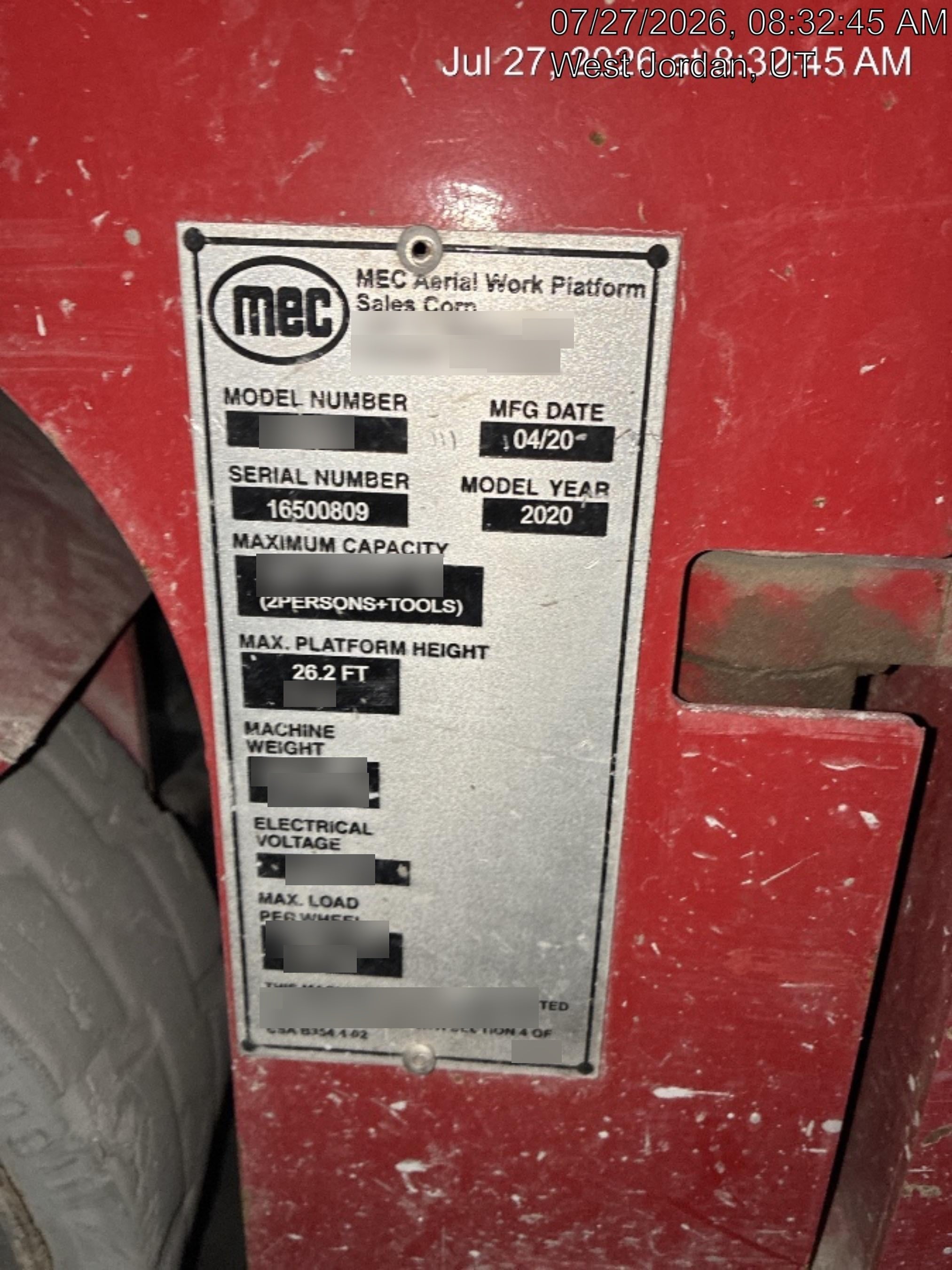 2021 MEC 2632SE