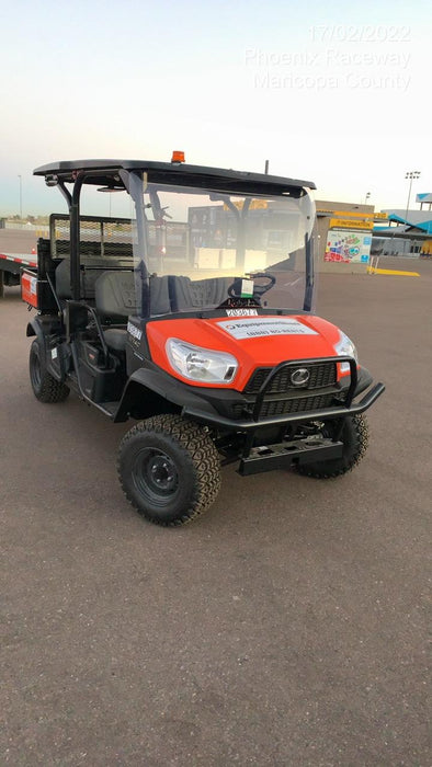 2022 Kubota RTV-X1140W-H Plastic Canopy, Windshield Acrylic Clear, LED Strobe Light, Wire Harness Kit, Back up Alarm