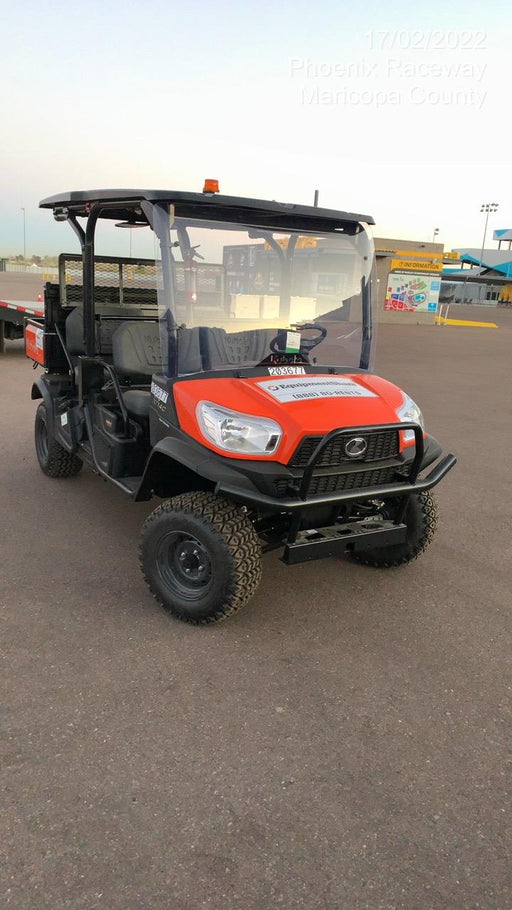 2022 Kubota RTV-X1140W-H Plastic Canopy, Windshield Acrylic Clear, LED Strobe Light, Wire Harness Kit, Back up Alarm