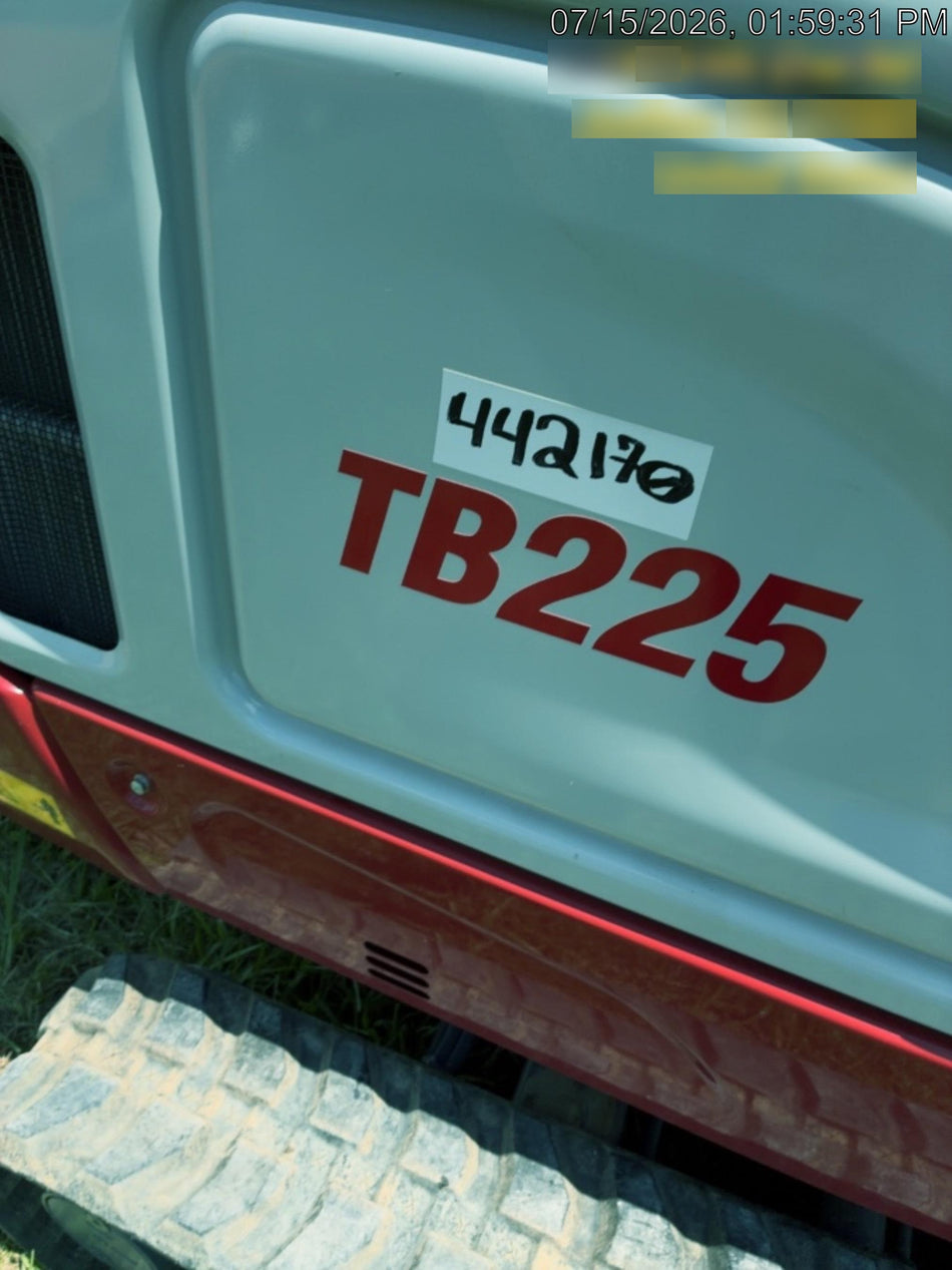 2023 TAKEUCHI TB225R