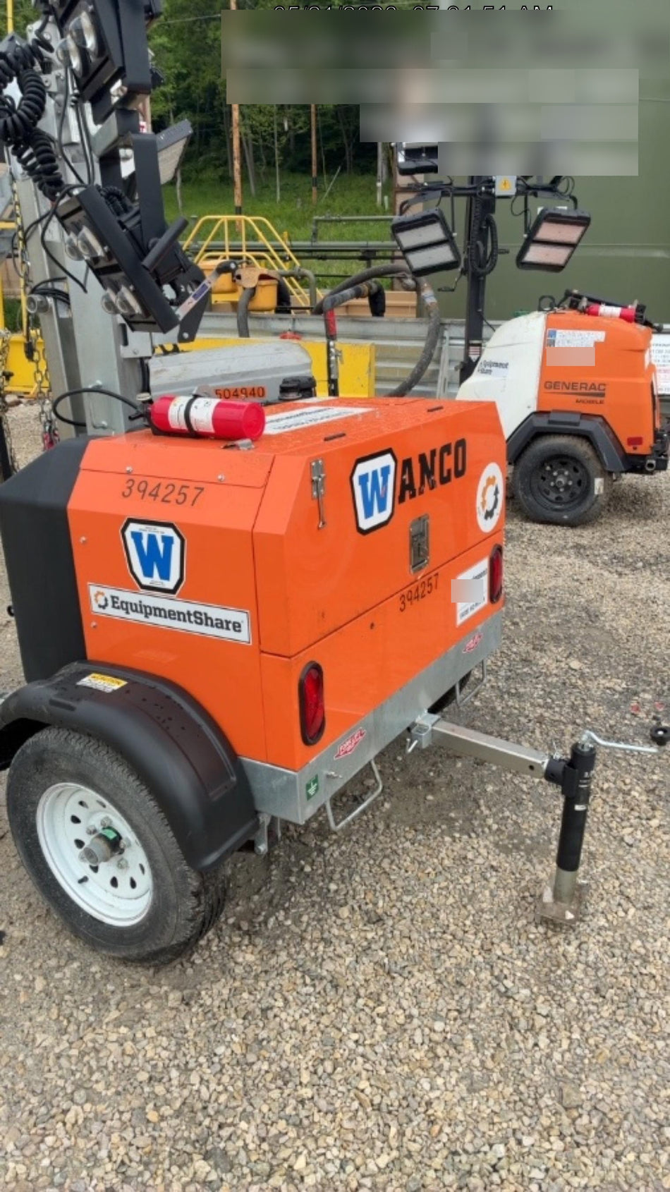 2024 Wanco WLTT-4MM4K Diesel, Deep Sea Controller, Shore Power Plug, Auto Start, (4) 350W LED Floodlights, 4kW Generator, 60 Gal Fuel Tank, 2" Ball, T3