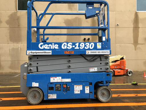 2016 Genie GS-1930 Standard Rental Specs