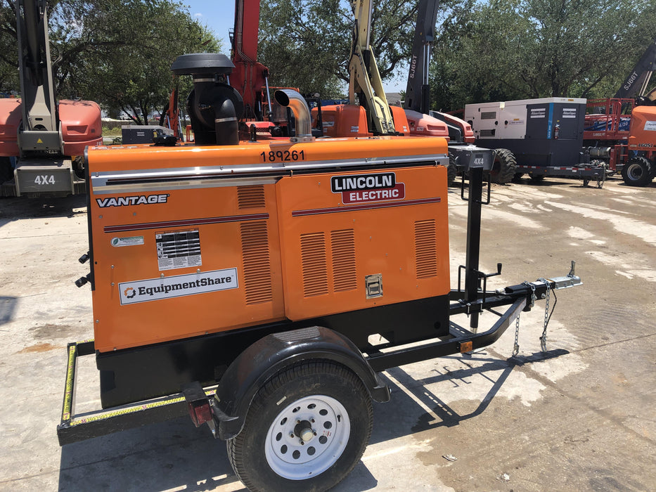 2021 Lincoln Electric Vantage 549X Ready Pak 3, ORANGE (includes trailer, cable rack, fender light kit)