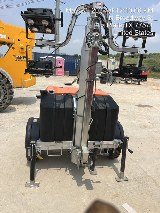 2024 Wanco WLTT-4MM4K Diesel, Deep Sea Controller, Shore Power Plug, Auto Start, (4) 350W LED Floodlights, 4kW Generator, 60 Gal Fuel Tank, 2" Ball, T3