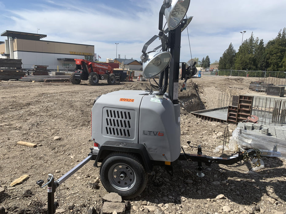 2019 Wacker Neuson LTV6L-MH Mobile Light Tower w/Fuel Level Sensor Installed