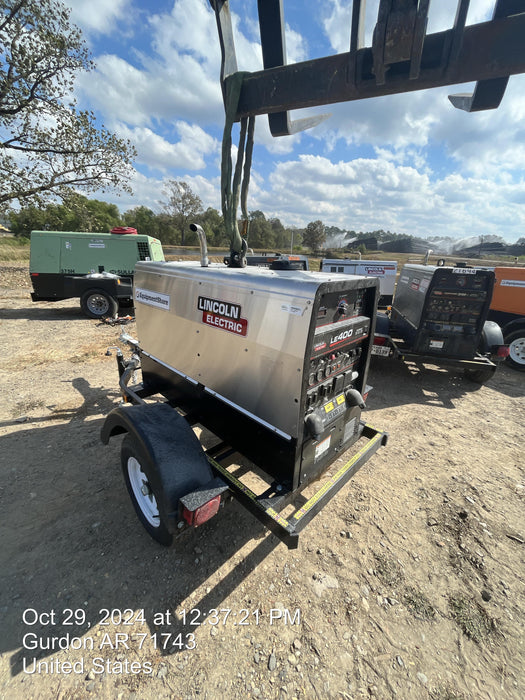 2024 Lincoln Electric LE400 Kubota V1505, Trlr, Cable Rack, Light Kit, ES Decals, T3