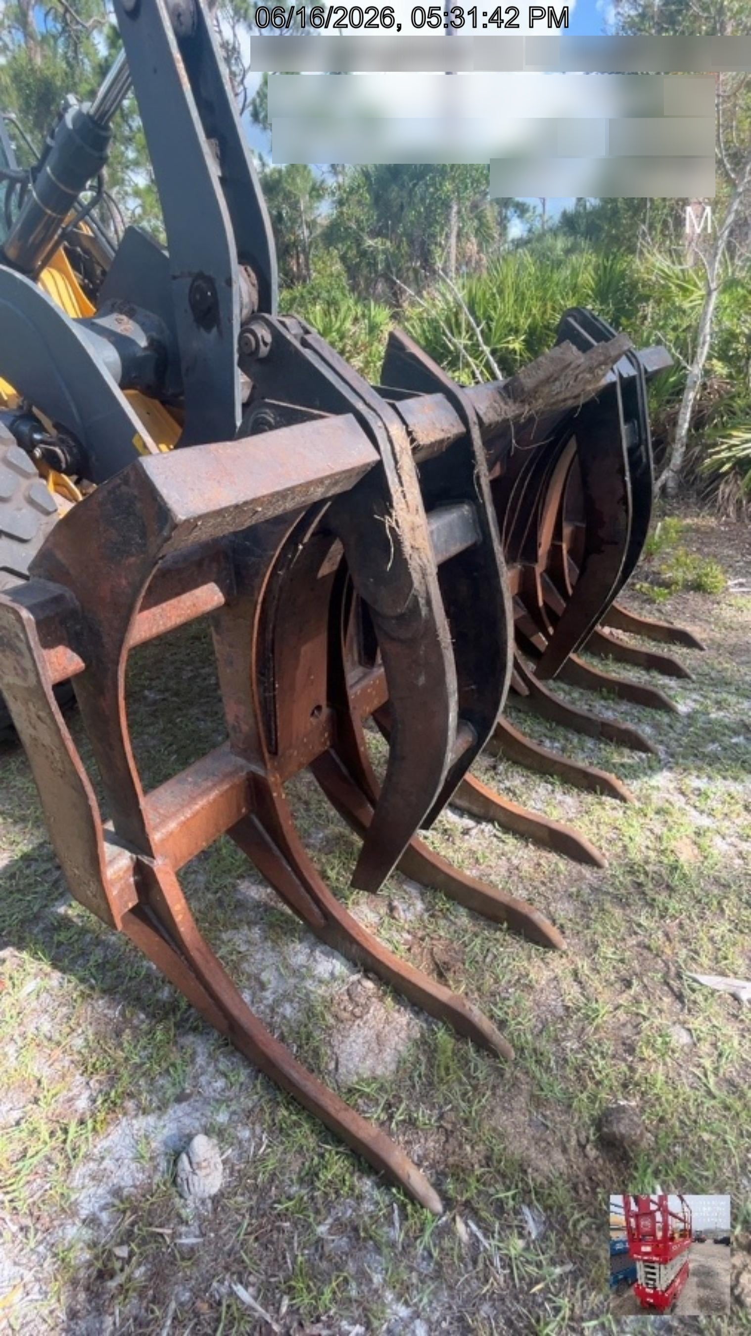 2021 FLECO 120" Grapple Rake - Fleco