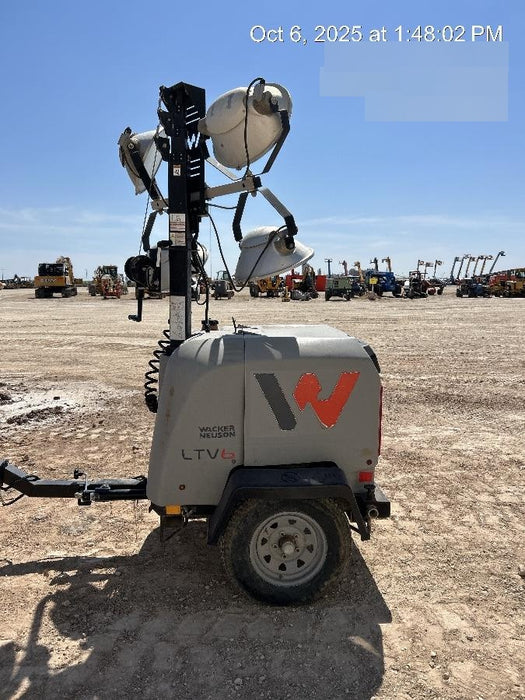 2018 Wacker Neuson LTV6K-MH Wacker Neuson LTV6K Mobile Light Tower w/Fuel Level Sensor Installed