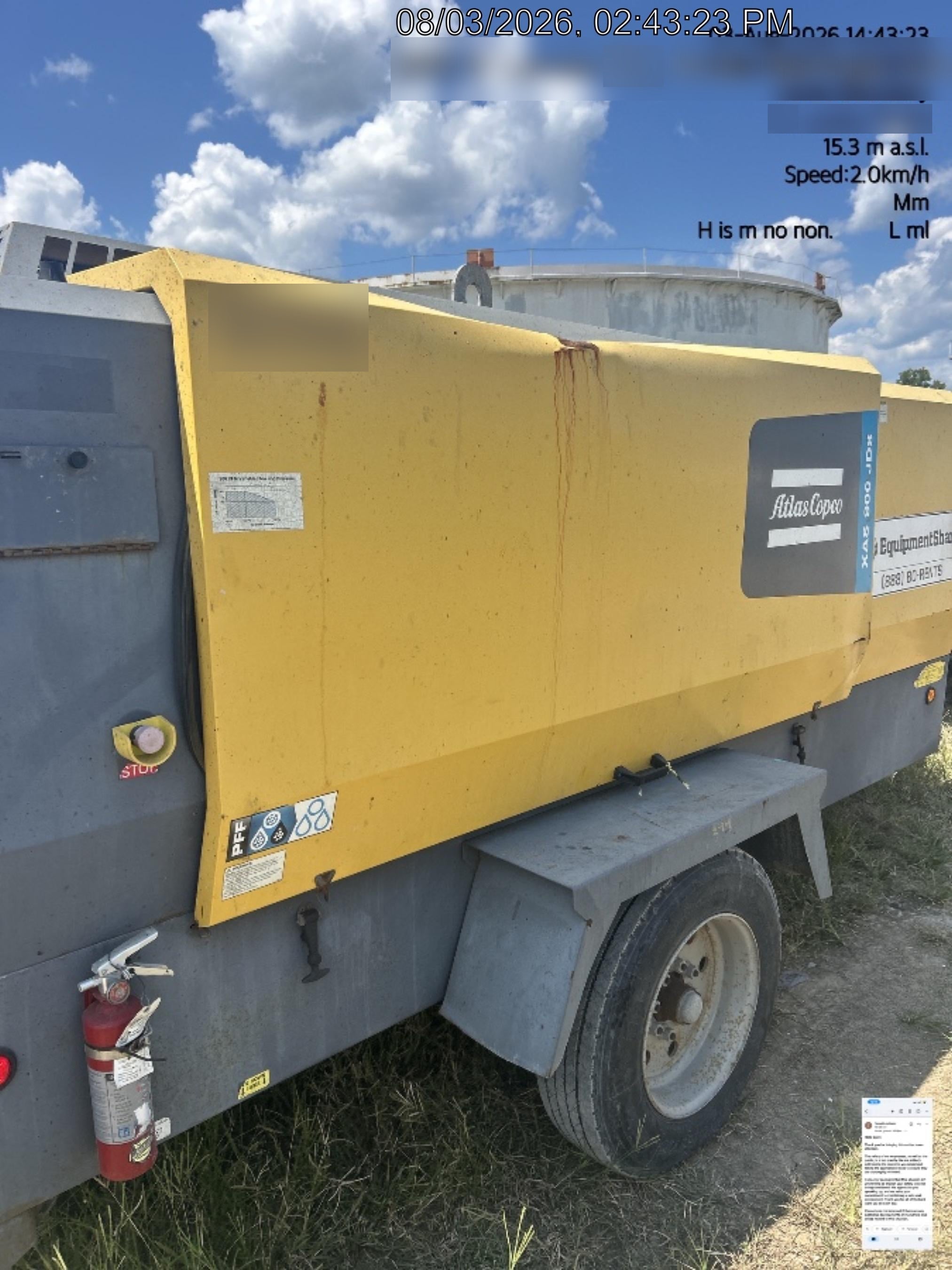 2020 ATLAS COPCO XAS 900