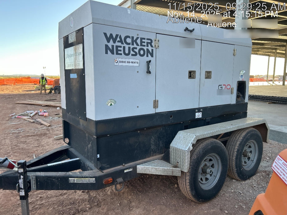 2018 WACKER NEUSON G70