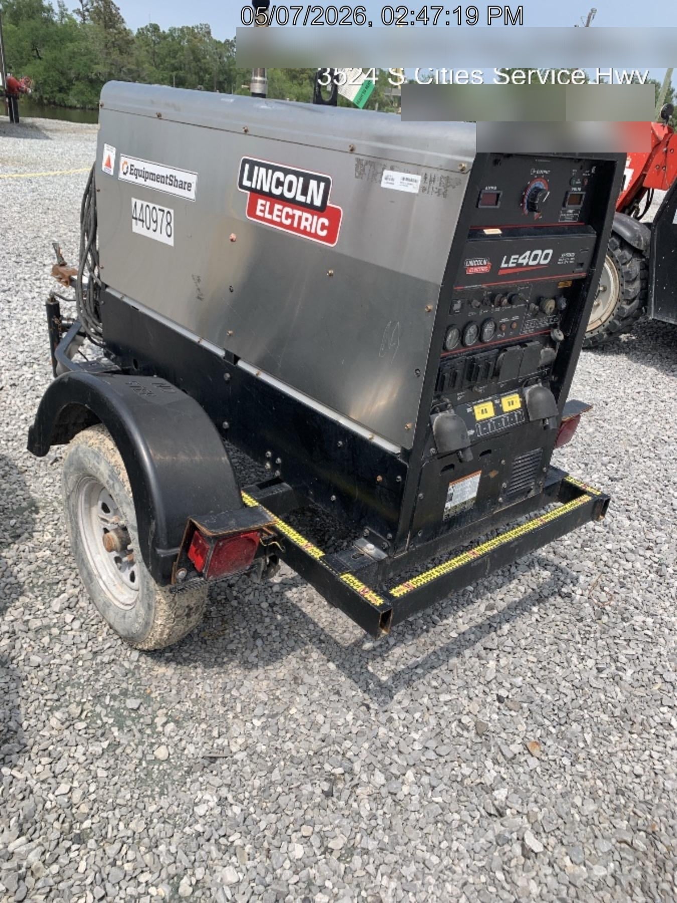 2024 Lincoln Electric LE400 Kubota V1505, Trlr, Cable Rack, Light Kit, ES Decals, T3