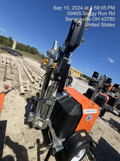 2024 Wanco WLTT-4MM4K Diesel, Deep Sea Controller, Shore Power Plug, Auto Start, (4) 350W LED Floodlights, 4kW Generator, 60 Gal Fuel Tank, 2" Ball, T3