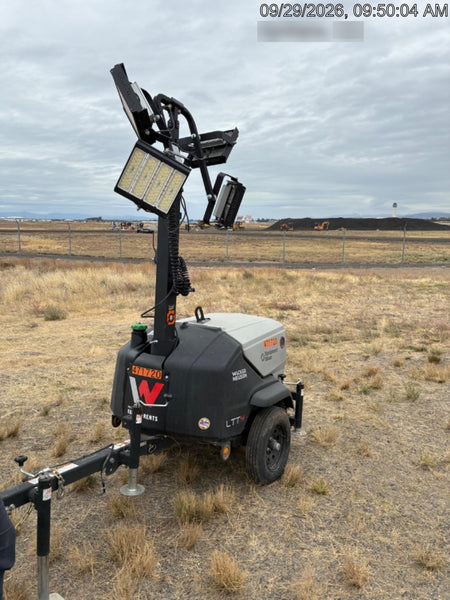 2024 Wacker Neuson LTT4 Diesel, Kohler KDW702, Deep Sea Controller, Auto Start, LED 320W, Bypass Outlet, T3