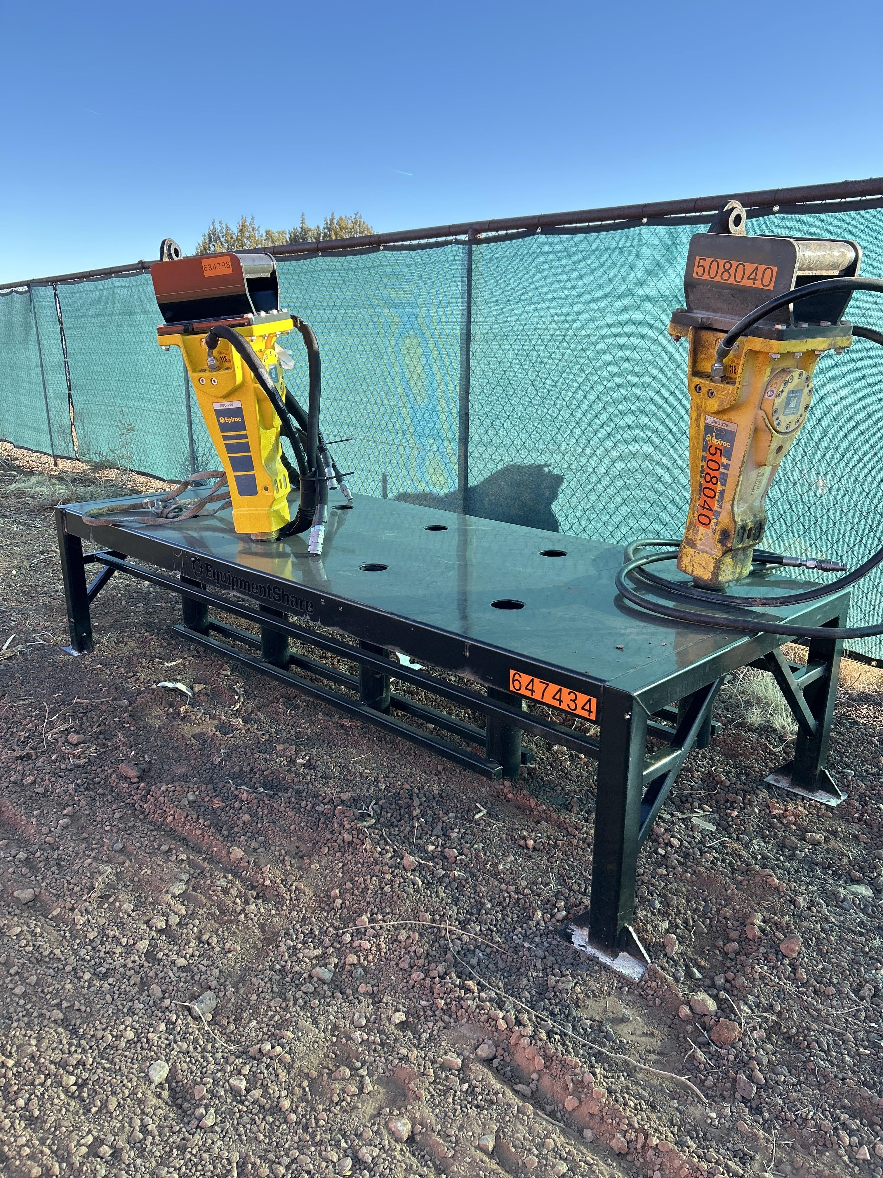 2026 FLUID POWER SUPPORT Hydraulic Breaker Rack
