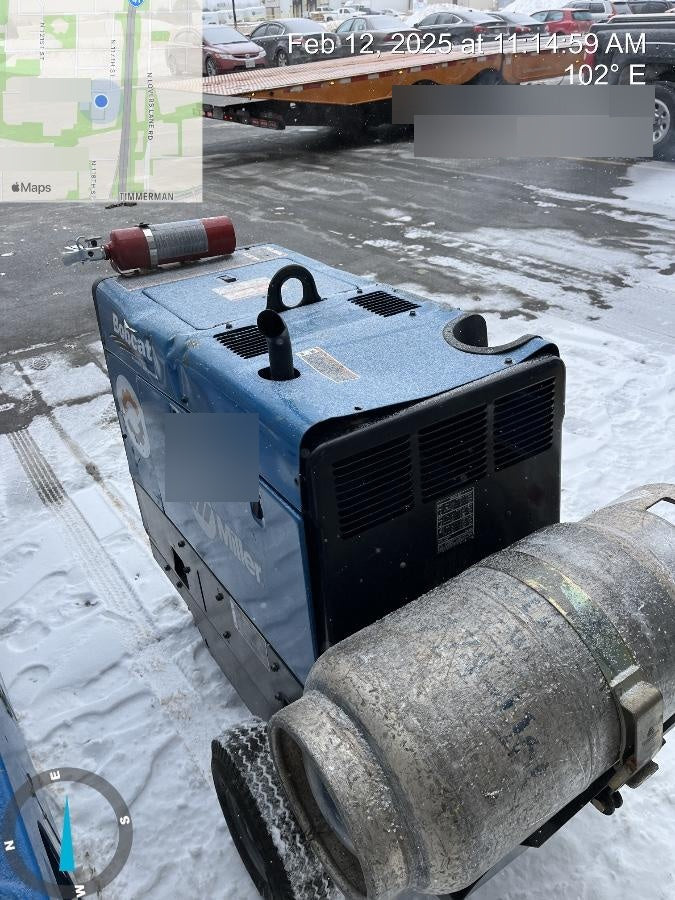 2019 Miller Electric BOBCAT 250 Standard w/Running Gear, Bracket, Hose