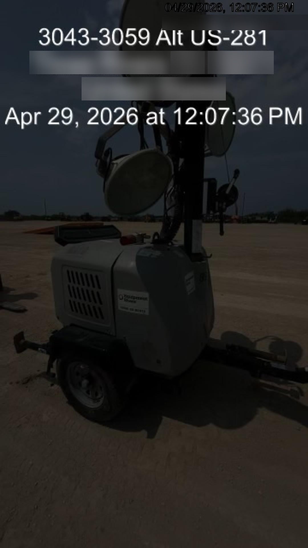 2018 Wacker Neuson LTV6L-MH Wacker Neuson LTV6L Towable Light Tower