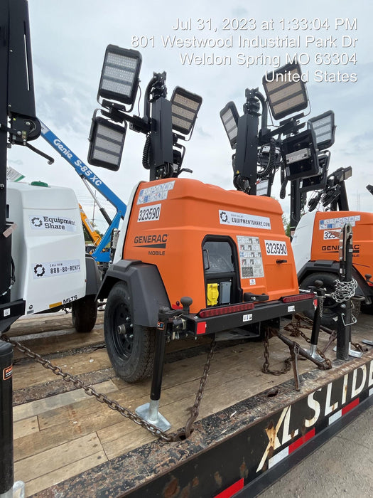 2023 Generac MLT2 Diesel, Flex Switch 120V Input, Powerzone Controller, (4) 320W LED Lights, 4kW Generator, 39.9 Gal Fuel Tank, 2" Ball, T3