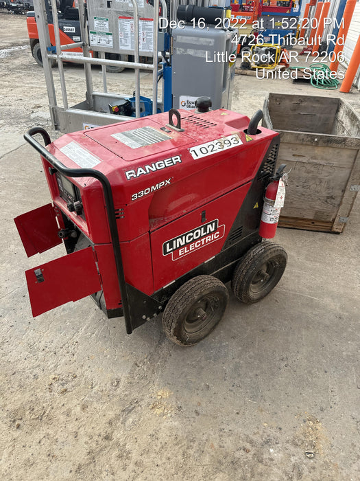 2020 Lincoln Electric Ranger 330MPX Kohler Engine, 330A/28V