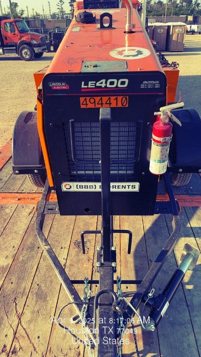 2025 Lincoln Electric LE400 Diesel, Kubota V1505, 22 HP, Trlr, Cable Rack, Light Kit, ES Decals, T3