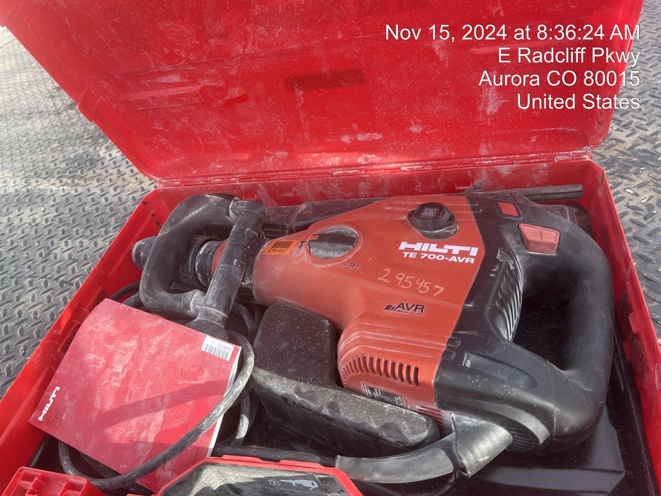 2023 HILTI TE 700-AVR