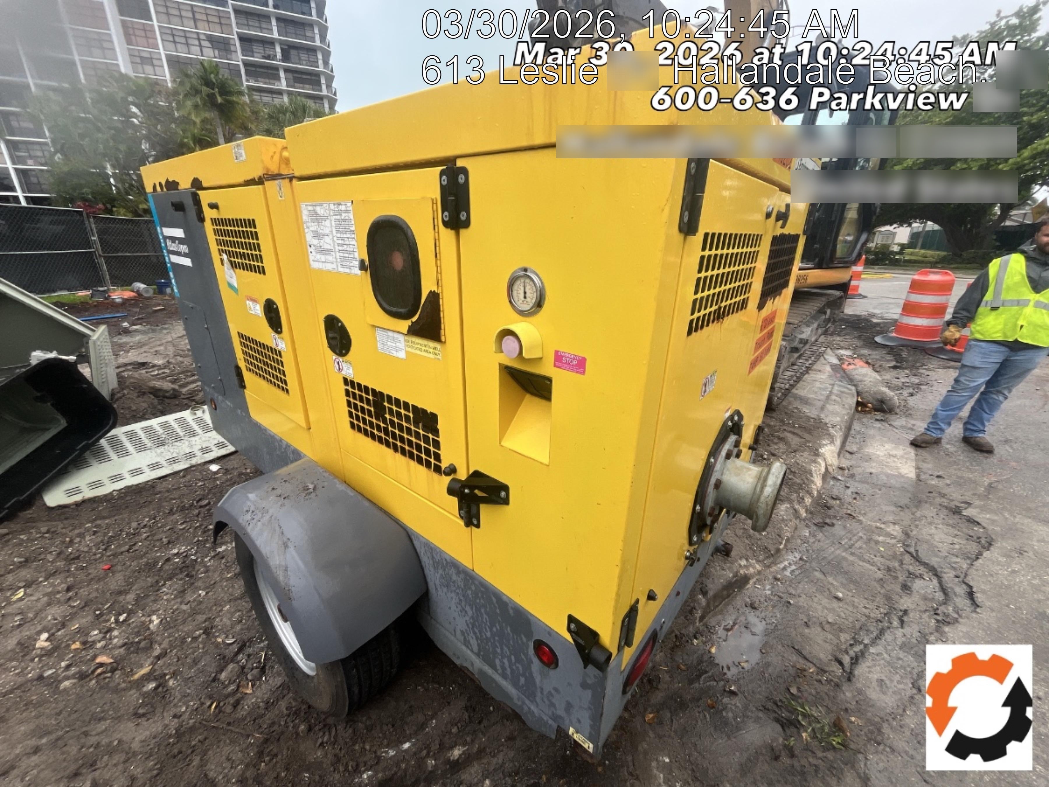 2021 ATLAS COPCO PAS 150 HF CS Enclosed