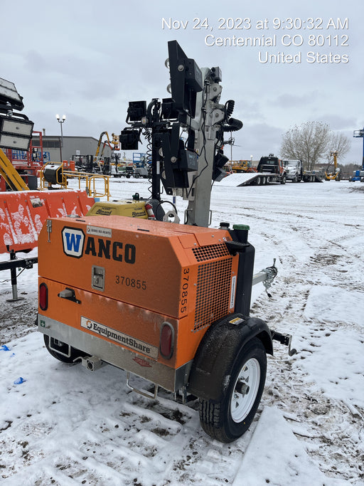 2023 Wanco WLTT-4MM4K Diesel, Deep Sea Controller, Shore Power Plug, Auto Start, (4) 350W LED Floodlights, 4kW Generator, 60 Gal Fuel Tank, 2" Ball, T3
