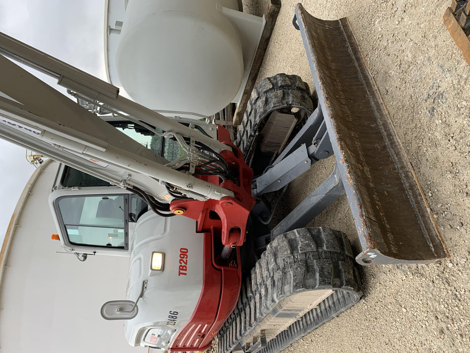 2019 Takeuchi TB290 Takeuchi TB290 Cab/Heat/AC w/Rubber Tracks, Auxiliary Hydraulics, Dozer Blade, Manual QC