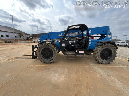 2018 Genie GTH-636 Genie GTH-636 w/Open ROPS, Work Lights, Solid Tires, RH Cab Mesh, Beacon, 48" Carriage and Forks