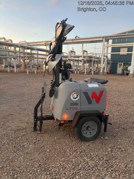 2019 Wacker Neuson LTV6L-MH Wacker Neuson LTV6L Mobile Light Tower w/Fuel Level Sensor Installed