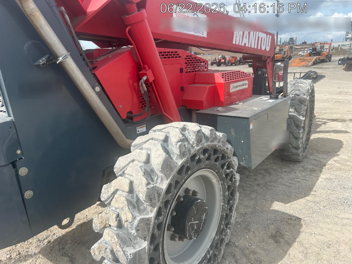 2018 Manitou MTA10055 MTA10055 - 74 HP T4, Canopy, Worklights/Strobe, Beacon, 66" Carriage, 60" Forks, Solid Tires, Lift Hook, Aux Hydraulics