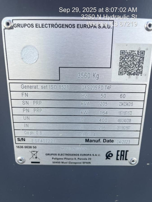 2023 ATLAS COPCO QAS 235