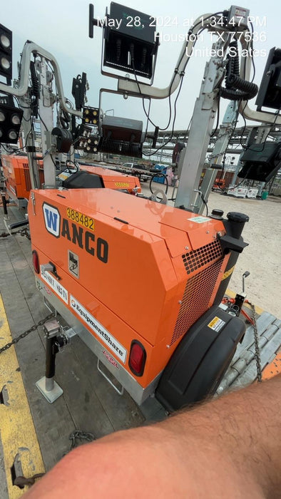 2024 Wanco WLTT-4MM4K Diesel, Deep Sea Controller, Shore Power Plug, Auto Start, (4) 350W LED Floodlights, 4kW Generator, 60 Gal Fuel Tank, 2" Ball, T3