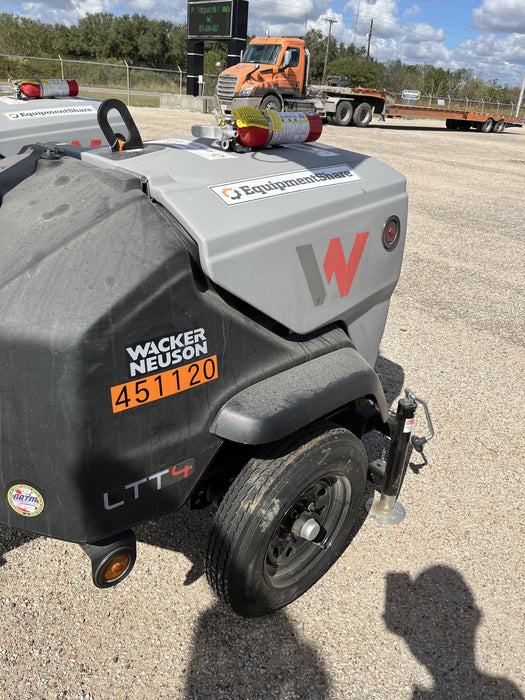 2024 Wacker Neuson LTT4 Diesel, Kohler KDW702, Deep Sea Controller, Auto Start, LED 320W, Bypass Outlet, T3