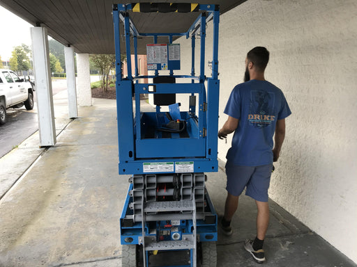 2020 Genie GS-1930 Solid Non Marking Tires, Beacon, Folding rails with half height swing gate