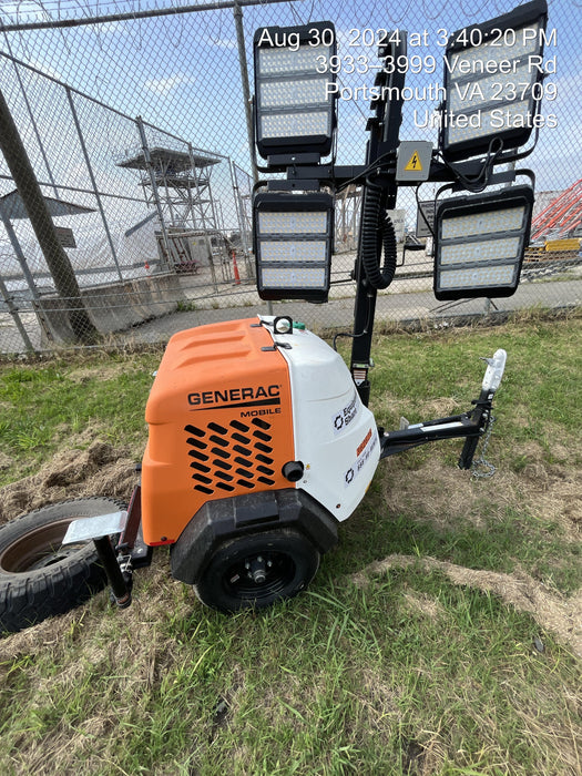 2023 Generac MLT2 Diesel, Flex Switch 120V Input, Powerzone Controller, 
(4) 320W LED Lights, 4kW Generator, 39.9 Gal Fuel Tank, 2" Ball, T3