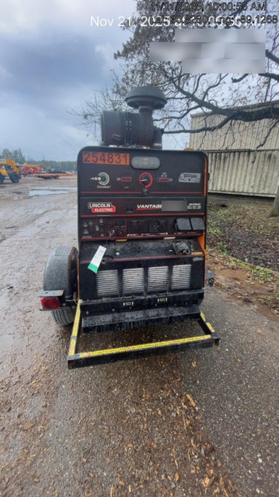 2022 Lincoln Electric Vantage 549X Crosslink Technology, Trailer Mounted, ES Decals, T3