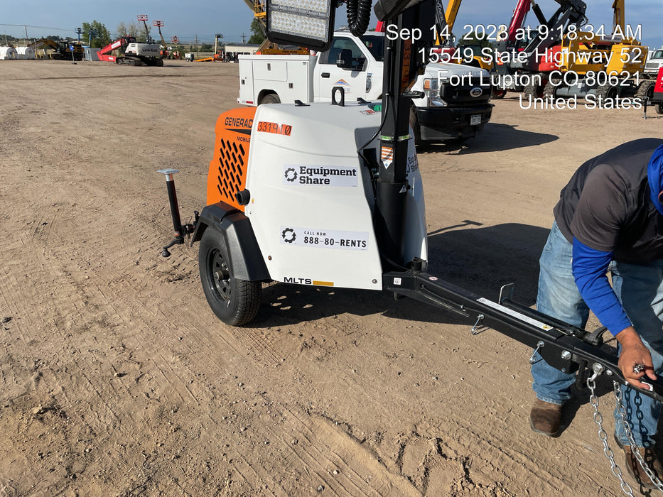 2023 Generac MLT2 Diesel, Flex Switch 120V Input, Powerzone Controller, (4) 320W LED Lights, 4kW Generator, 39.9 Gal Fuel Tank, 2" Ball, T3