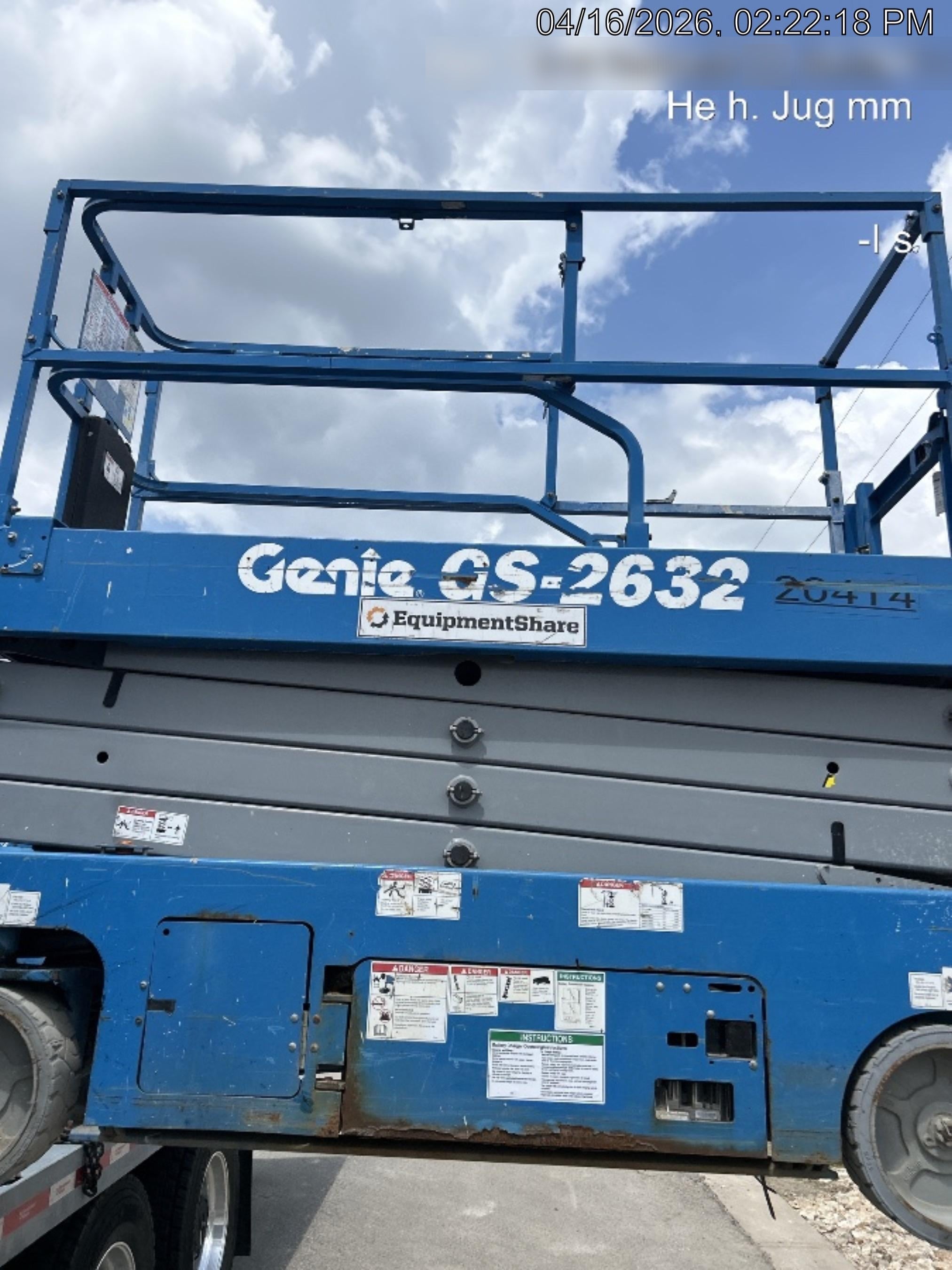 2018 GENIE GS-2632