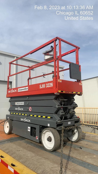 2018 Skyjack SJIII-3226 Standard Rental Specs